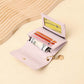 Compacte Mini Portemonnee met Klep en Sleutelhanger