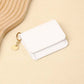 Compacte Mini Portemonnee met Klep en Sleutelhanger
