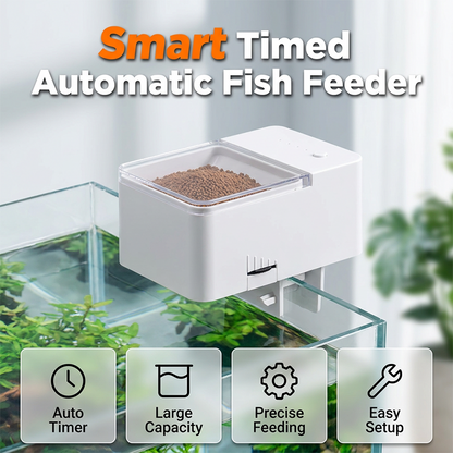 ➡️Automatické krmítko pro ryby🐠S vestavěným časovačem ideální pro zaneprázdněné majitele | Až na 30 dní🗓️