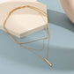 Gelaagde Ketting met Minimalistische Hanger