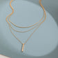 Gelaagde Ketting met Minimalistische Hanger