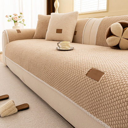 🛋️ 50% SLEVA! 🧼 Silný protiskluzový pratelný potah na pohovku – Odolný snadno udržovatelný a perfektní pro domácnosti s domácími mazlíčky a dětmi 🐾