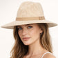 🌞👒 Skládací dámský pletený sluneční klobouk – Elegantní fedora styl s UV ochranou