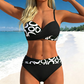 Dámský push-up dvoudílný bikini set