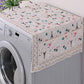 Cotton Linen Refrigerator Dust Cover with Pockets