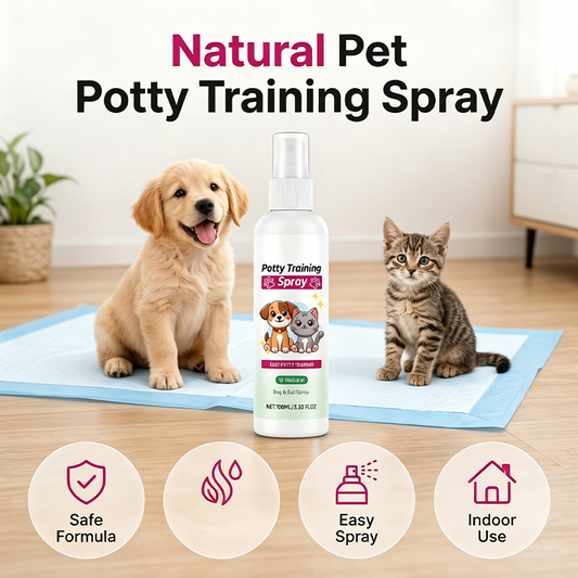 🐶🐱 Sprej na výcvik čistoty pro psy a kočky – podporuje výcvik čistoty ✨