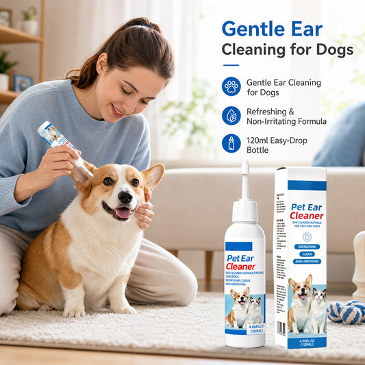 🐶👂 Šetrný přípravek na čištění uší pro psy a kočky