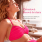 Dámská bikiny s vysokým pasem a pleteným vzorem, plavky ve stylu bandeau