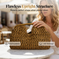 Handgeweven Stro Handtas met Gevlochten Design