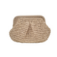 Handgeweven Stro Handtas met Gevlochten Design