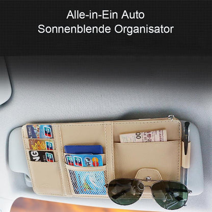 🚗 Multifunkční auto organizer na sluneční clonu – 7 kapes