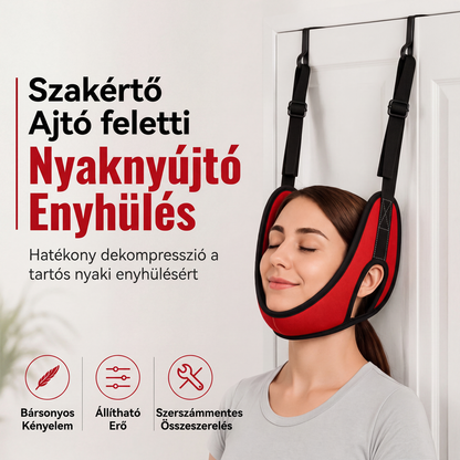✨ Závěsné zařízení pro cervikální trakci přes dveře pro úlevu od bolesti krku