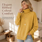 Oversized Geribde Coltrui voor Dames