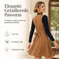 Elegante Suède-Look Jurk met Knoopsluiting