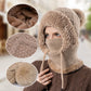 3-in-1 wintermuts met gezichtsbescherming en nekwarmer