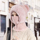 3-in-1 wintermuts met gezichtsbescherming en nekwarmer