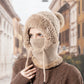3-in-1 wintermuts met gezichtsbescherming en nekwarmer