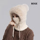 3-in-1 wintermuts met gezichtsbescherming en nekwarmer