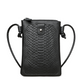 Elegante Leren Telefoontas met Crocoprint