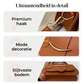 Elegante Crossbodytas met Handvat en Gouden Details