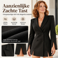 Getailleerde blazer met dubbele knoopsluiting voor dames