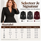Getailleerde blazer met dubbele knoopsluiting voor dames