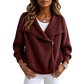 Chique damesvest met asymmetrische rits