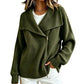Chique damesvest met asymmetrische rits