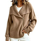 Chique damesvest met asymmetrische rits