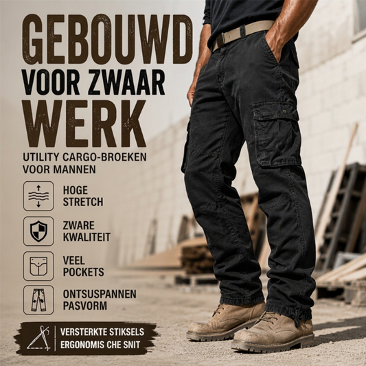 Tactische cargobroeken voor heren met meerdere vakken