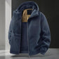Casual Warme Jas met Capuchon en Rits voor Heren